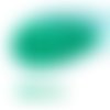 100pcs opaque turquoise green ronde verre tchèque perles de petit écarteur 3mm sku-28993