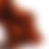40pcs orange noir teint les plumes de coq pendentif boucles d'oreilles bijoux la chapellerie selle c sku-39365