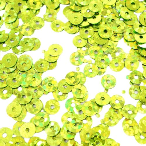 20g métallique vert olive glitter sparkle plate ronde paillettes confettis à coudre sur la broche de sku-42013