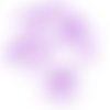 30pcs lumière de soie violet mat verre tchèque preciosa épine poignard perles feuille plate 5 mm x 1 sku-26887