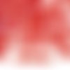 60pcs opaque coraline rouge lustre pincée bicone à facettes entretoise tchèque perles de verre 5mm sku-34417