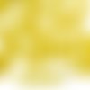 60pcs jaune opaque lustre pincée bicone à facettes entretoise tchèque perles de verre 5mm sku-34418
