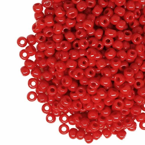 20g opaque poivre rouge 45 verre rond japonais toho perles de rocaille 15/0 tr-15-45 1.6 mm 15/0 toh sku-521967