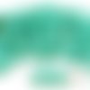 30pcs mat turquoise vert preciosa bonbons ronds en forme de dôme 2 deux trou la pièce tissage verre  sku-33865