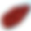 100pcs mat métallique de lave rouge rond à facettes feu poli petite entretoise tchèque perles verre  sku-33103