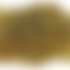 Anissa picasso cristal jaune rustique terreux tribal tour 5/0 tchèque en verre grand trou perles de  sku-33342