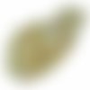 100pcs cristal jaune arc-en-ciel ronde à facettes feu poli petite entretoise de verre tchèque perles sku-32993