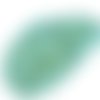 100pcs cristal vert arc-en-ciel ronde à facettes feu poli petite entretoise de verre tchèque perles  sku-33000