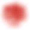 Nouvelle finition 10g rouge étoile blanche bordée de perles rocaille preciosa cornaline star tchèque sku-30160