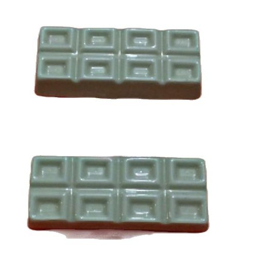 1pc barres de chocolat sucré la nourriture en plastique fabrication savon cire chocolat gypse fromag sku-43878