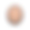 10pcs couleur de la peau tour l'hémisphère du coton filé tchèque fimo visage formulaire vierge en fo sku-132845