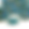 8pcs picasso brun cristal capri aigue-marine bleu plat ovale agité sculpté pétale de la fenêtre tabl sku-32696