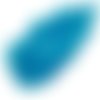 100pcs cristal aigue-marine bleu turquoise clair ab demi-rond à facettes feu poli petite entretoise  sku-33397