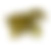 Picasso jaune brun verre tchèque grande cloche de la fleur perles lys vallée fleur bouchons 8mm x 10 sku-26838