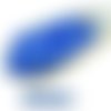 100pcs opaque lumière bleu saphir ronde à facettes feu poli petite entretoise tchèque perles de verr sku-33475