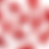 10pcs rouge coton mini pompons avec de l'or anneau saut crochet déclaration gland pour la fabricatio sku-40195
