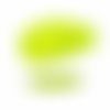 100pcs uv active neon jaune mat ronde verre tchèque perles à facettes feu poli petite entretoise de  sku-29012