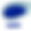 100pcs uv active néon bleu mat ronde verre tchèque perles à facettes feu poli petite entretoise de 4 sku-29015