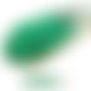 100pcs opaque vert clair turquoise ronde à facettes feu poli petite entretoise de verre tchèque perl sku-33481