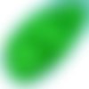 100pcs opaque pois vert rond à facettes feu poli petite entretoise de verre tchèque perles 3mm sku-33016