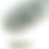 100pcs craie dichroïque vitrail blanc demi-verre tchèque ronde à facettes feu poli petites perles d' sku-31570