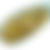 100pcs picasso blanc marron ronde verre tchèque perles de petit écarteur 3mm sku-31215