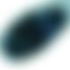 100pcs noir métallique ab demi-rond verre tchèque perles de petit écarteur 3mm sku-31226