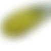 100pcs cristal jaune jonquille clair ronde à facettes feu poli petite entretoise de verre tchèque pe sku-33487