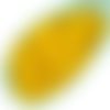 100pcs ambre jaune opale ronde à facettes feu poli petite entretoise tchèque perles de verre 4mm sku-33147