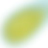 100pcs cristal de lumière jaune jonquille clair ronde à facettes feu poli petite entretoise verre tc sku-33010