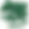 40pcs mat or briller vert émeraude en verre tchèque petite larme perles de 4 mm x 6 sku-31032