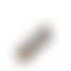 40pcs blanc albâtre opale nébuleuse violet petite cloche fleur de bouchons verre tchèque perles 5mm  sku-32361