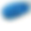100pcs mat or shine bleu aqua verre tchèque ronde à facettes feu poli petites perles d'entretoise de sku-31539