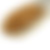 100pcs perles pastel de l'ambre d'or ronde à facettes feu poli verre tchèque petit écarteur 3mm sku-31819