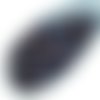 100pcs nébuleuse violet noir opaque violet améthyste ronde à facettes feu poli petite entretoise tch sku-33413