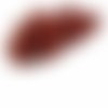 100pcs opale rouge rubis rond druk verre tchèque pressé perles de petite entretoise 4mm sku-31905