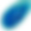 100pcs cristal capri bleu clair ab demi-rond à facettes feu poli petite entretoise tchèque perles de sku-33423