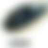 100pcs noir métallique ab demi-rond à facettes feu poli verre tchèque perles de petit écarteur 3mm sku-31896