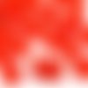 12pcs opaque coraline rouge corail ondulation tour agité disque rondelle un trou de verre tchèque pe sku-32807