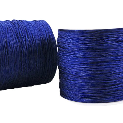 20m 65ft 22yrd bleu marine en nylon cordon macramé fil de perles la chaîne corde tressée kumihimo no sku-38155