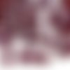 40pcs cristal rouge valentine rose fuchsia clair ronde à facettes feu poli entretoise de verre tchèq sku-33271