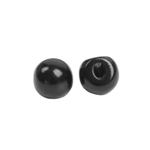 Yeux de jouet coudre sur les yeux amigurumi couture noire ensemble 60 pièces taille 1 0.6 cm couleur sku-277180