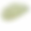 100pcs matte crystal vert arc-en-ciel givré rond verre tchèque perles de petite entretoise graines r sku-31702