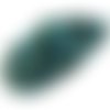 100pcs matte argent graphite dichroïque vitrail arc-en-ciel demi-rond verre tchèque perles de petit  sku-31206