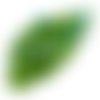 100pcs opaque de l'olivine vert olive ab demi-rond à facettes feu poli petite entretoise tchèque per sku-33463