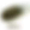 100pcs brun métallique arc-en-ciel de l'iris bronze ronde à facettes feu poli petite entretoise verr sku-33486