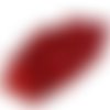 50pcs cristal rouge rubis ronds facettés feu poli petite entretoise tchèque perles de verre 5mm sku-33096
