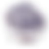 50pcs vega violet lustre verre tchèque grand demi-pincée triangle entretoise de perles 4 mm x 7mm sku-30191