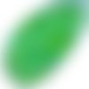 50pcs cristal d'olive olivine péridot vert ab demi-rond à facettes feu poli entretoise tchèque perle sku-33393