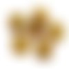 4pcs picasso jaune brun moyen repéré travertin mat or se laver rustique libellule plat pièce ronde v sku-30425